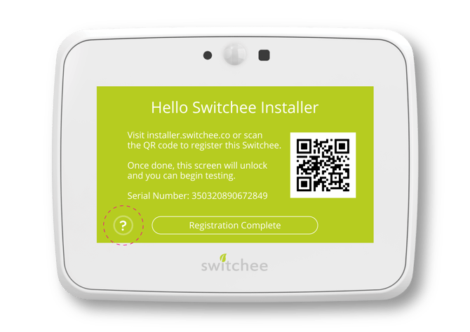Hello Switchee Installer (Circled)